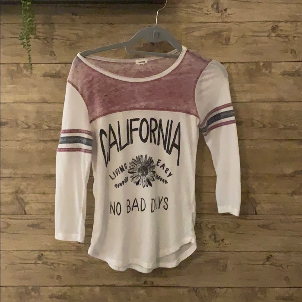 Garage Long Sleeve California top